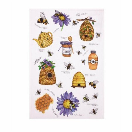 TARIFA 18 x 25 in. Beehavin Kitchen Towel, 4PK TA3676367